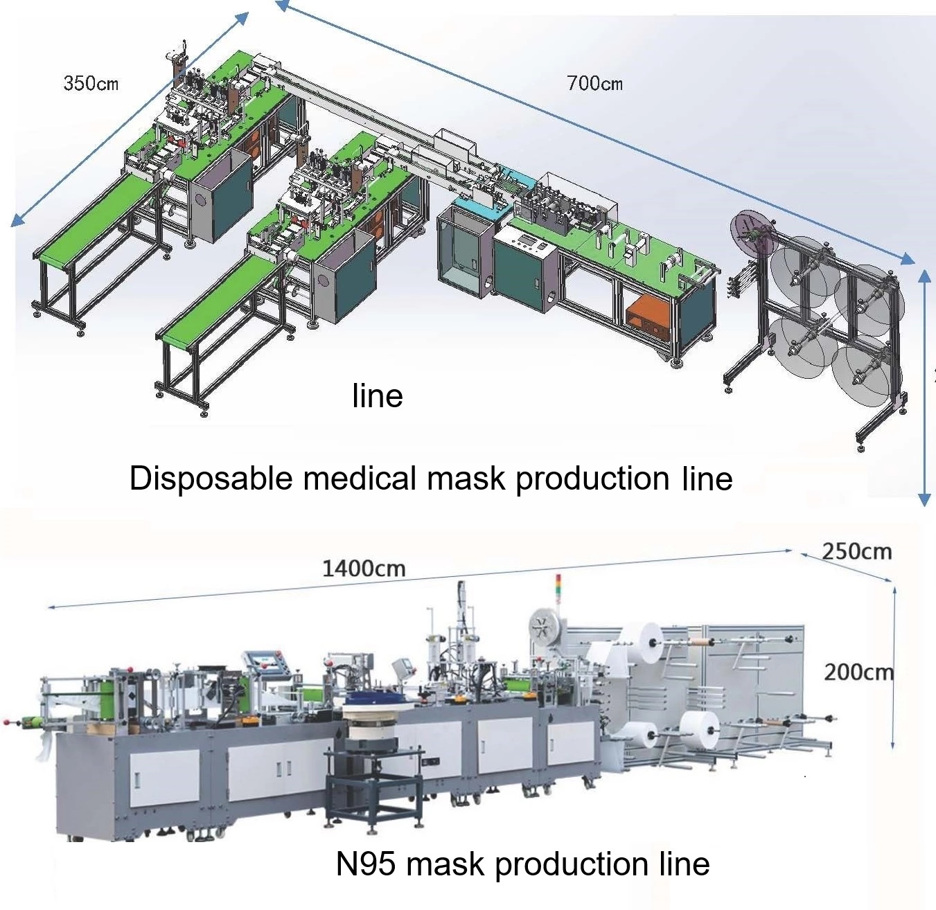 factory price  high quality n95 facial mask making machine