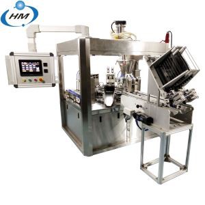 Adjustable Speed Rotary Type Lawazza Compatible Coffee Capsule Filling Sealing Machine