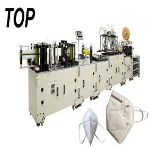 Automated Ffp3 Folded Respirator 3D Dust Mask Machine With Auto Packing Function