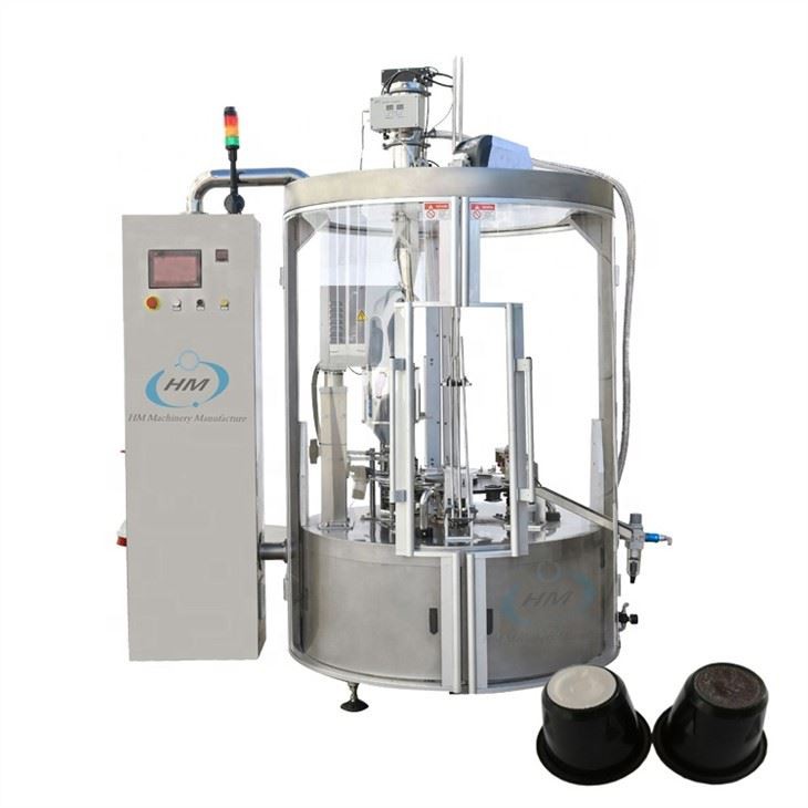 High Quality High Speed Automatic Coffee Pods Nespresso Filling Sealing Machine From Manufacture With Small Area