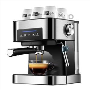 Dropshipping Stainless Steel Espresso Machine Commercial Coffee Maker Automatic Garland Steam Milk Frothing Machine