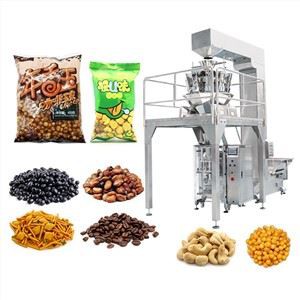 Ex Factory Price Multifunctional Cashew Nuts Potato Chips Popcorn Packing Machine Automatic Snack Food Packaging Machine