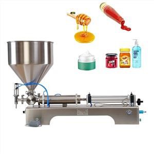 Semi Automatic Small Piston Beverage Honey Shampoo Nail Cosmetic Plastic Paint Bottle Liquid Paste Packing And Filling Machine